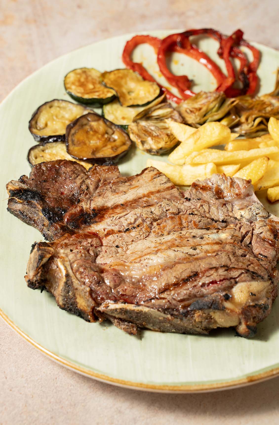Chuletón a la piedra