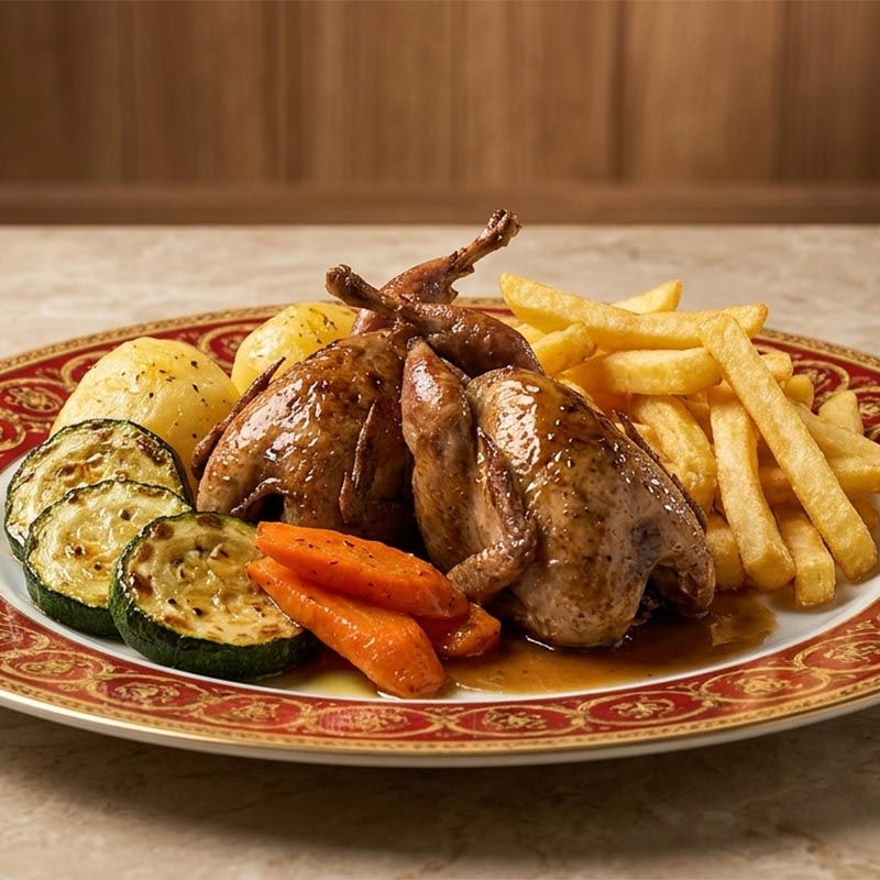 Guisado de codornices
